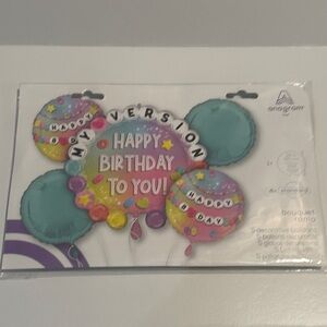 Happy Birthday Balloon Bouquet - Multicolor